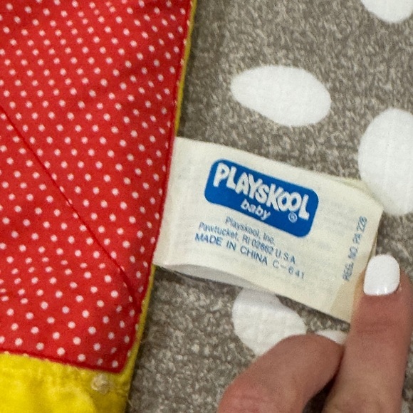 Vintage 1989 playskool sesame street activity mat tummytime baby cookie monster - Picture 7 of 10